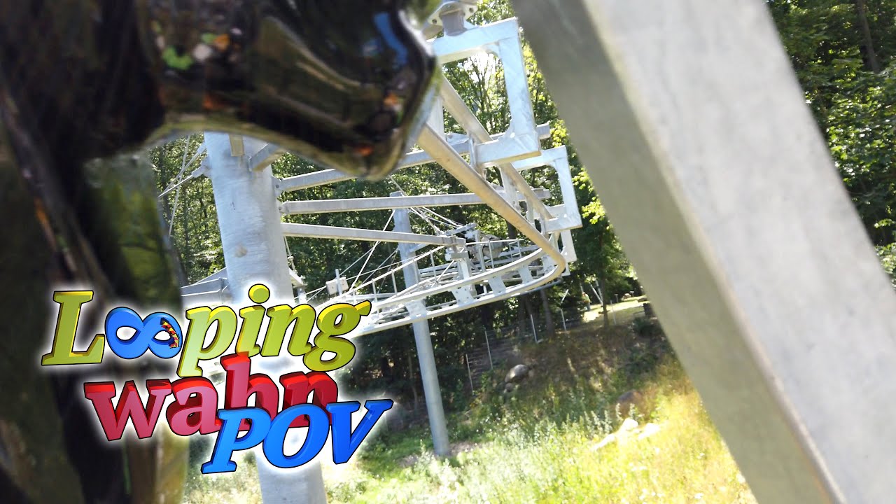 Loopingwahn POV: Boderitt Onride - Seilbahnen Thale Erlebniswelt - Suspended Family Coaster - 4k UHD