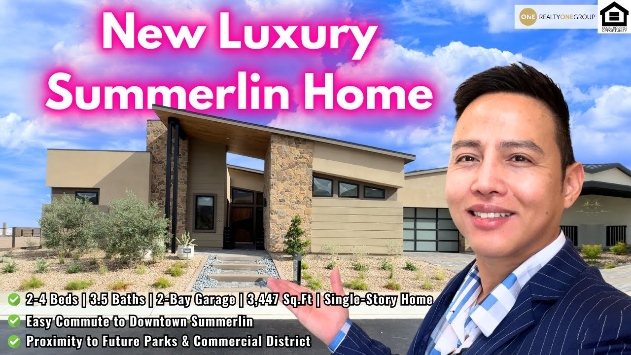 Новый роскошный одноэтажный дом в Саммерлине, Лас-Вегас | Carlisle Ridge от Tri Pointe Homes