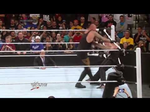 The Undertaker Vomits on Brock Lesnar