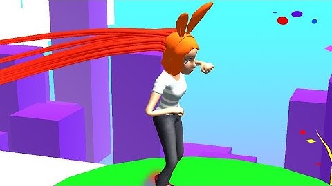 HAIR CHALLENGE RUNNER Android,ios Mobile Game Gameplay All Levels