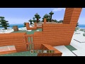 Minecraft building a winter house, part 1