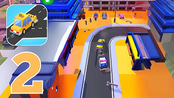 Taxi Run: Traffic Driver - Gameplay Walkthrough Part 2 - Level 21-40 (iOS, Android)