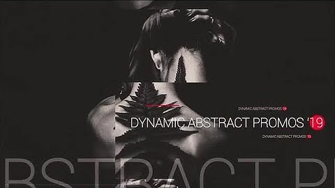 Abstract Opener After Effects Templates