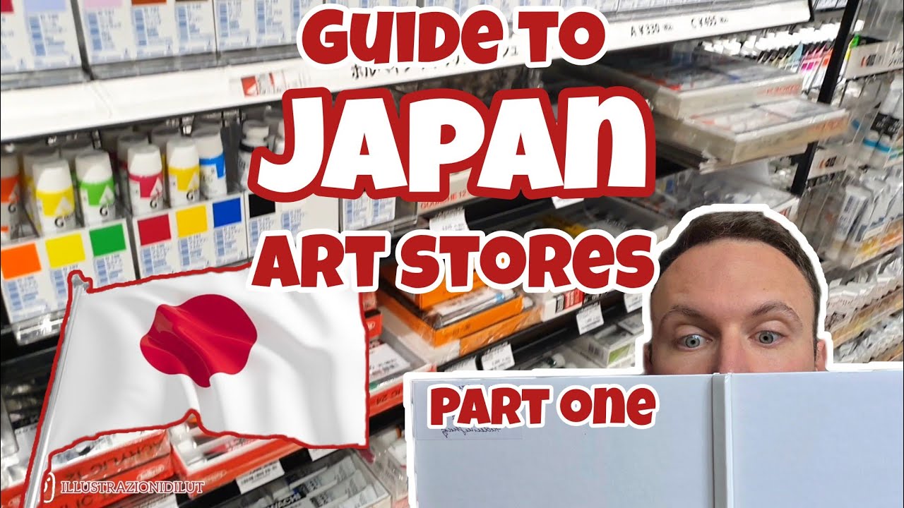 ULTIMATE GUIDE to JAPAN ART STORES! Part 1: Holbein, Stationery and Art Supplies Haul