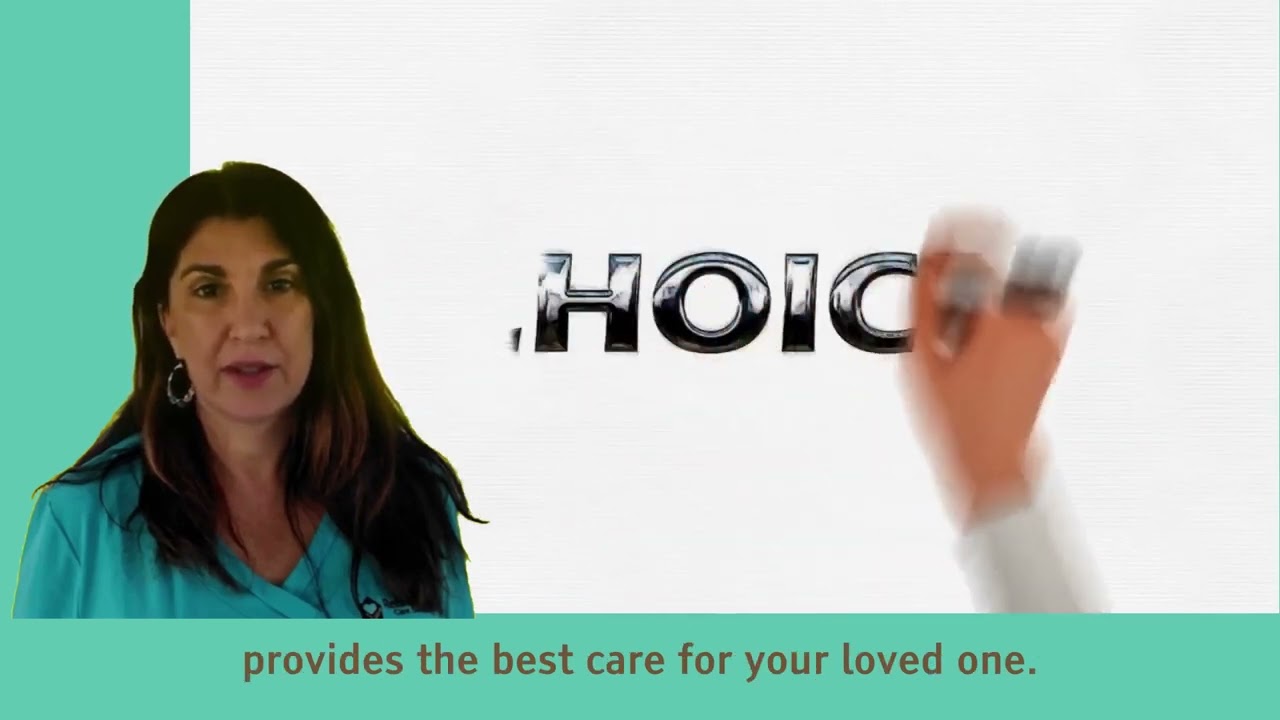 Choosing a nursing home to move into.