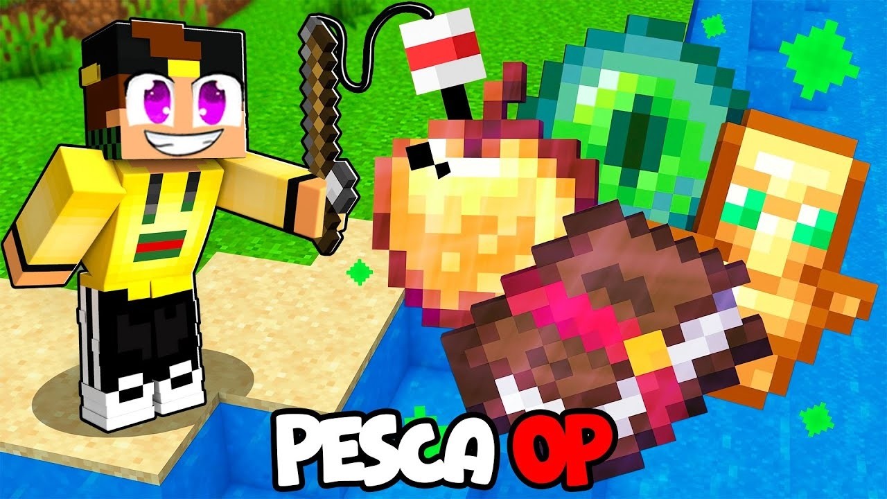 MINECRAFT MA  LA PESCA È OP *DROP ARMI*