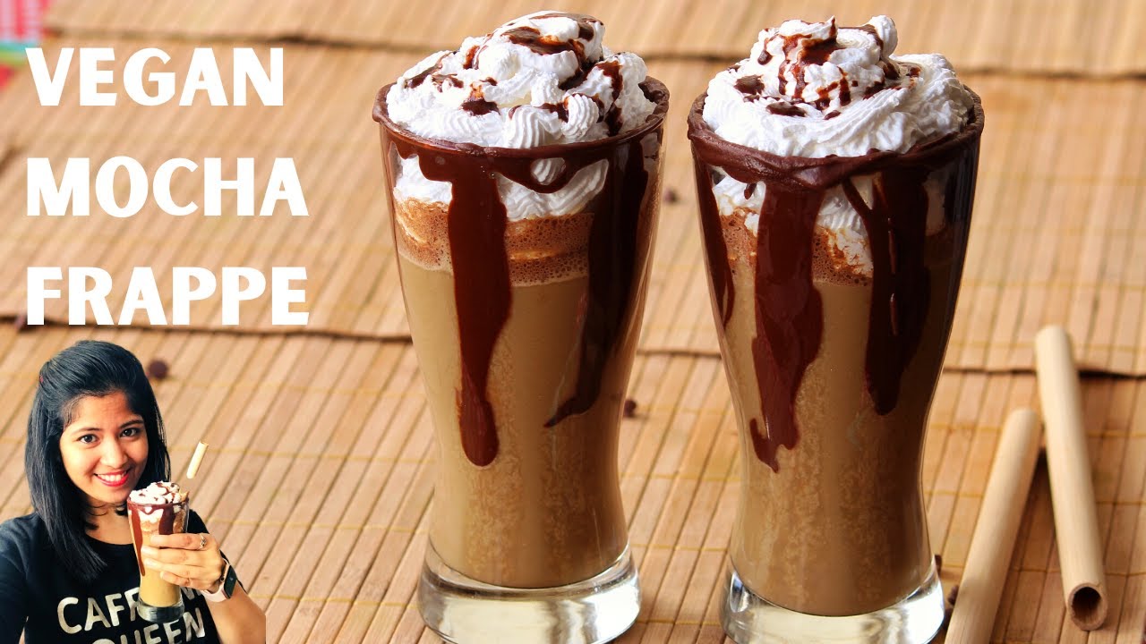 Vegan Mocha Frappuccino Starbucks Style Recipe Youtube 