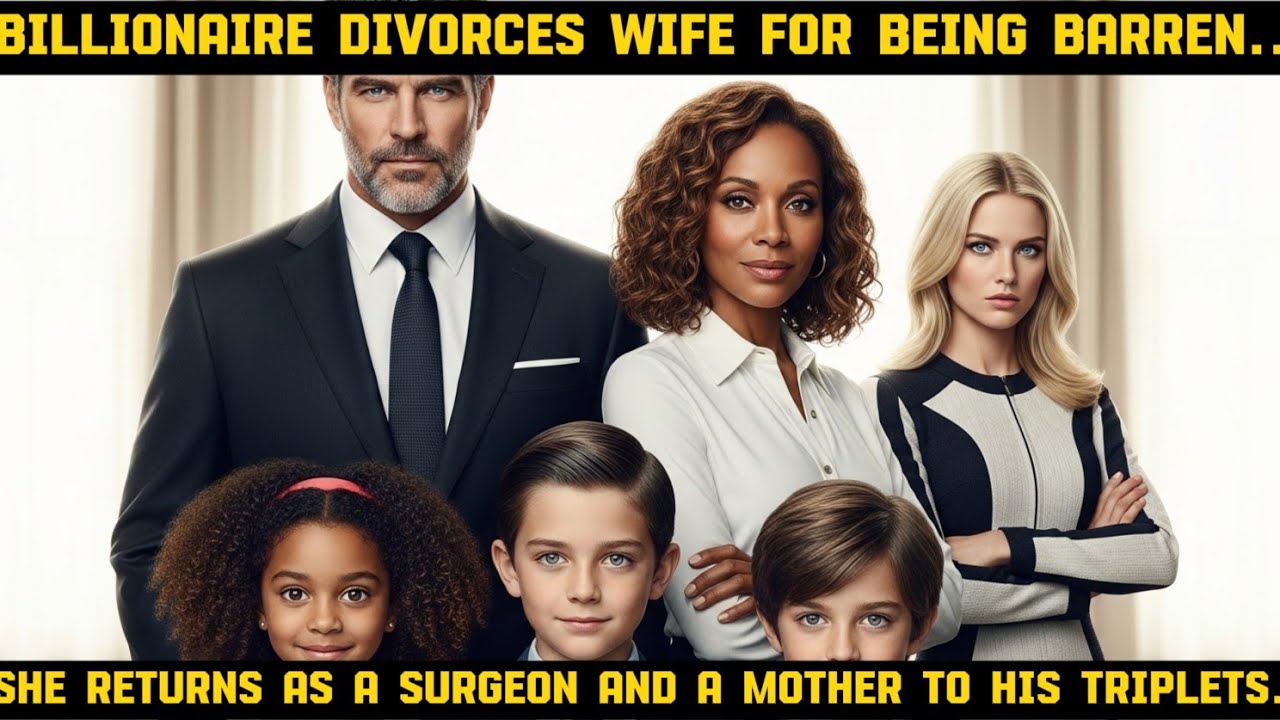CEO DIVORCES WIFE FOR BEING BARREN, SHE RETURNS AS THE MOTHER OF HIS KIDS #romanticsuspense