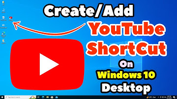 How To Create/Add YouTube Shortcut on Windows 10 Desktop