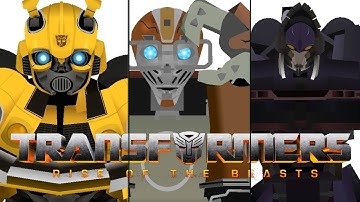 TRANSFORMER BUMBLEBEE PABLO, NIGHT BIRD ROTB SHORT TEST PART 2 - TRANSFORMERS ROTB ANIMATION