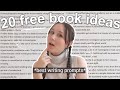 20 free book ideas  start your new book with these writing prompts lets brainstorm ideas