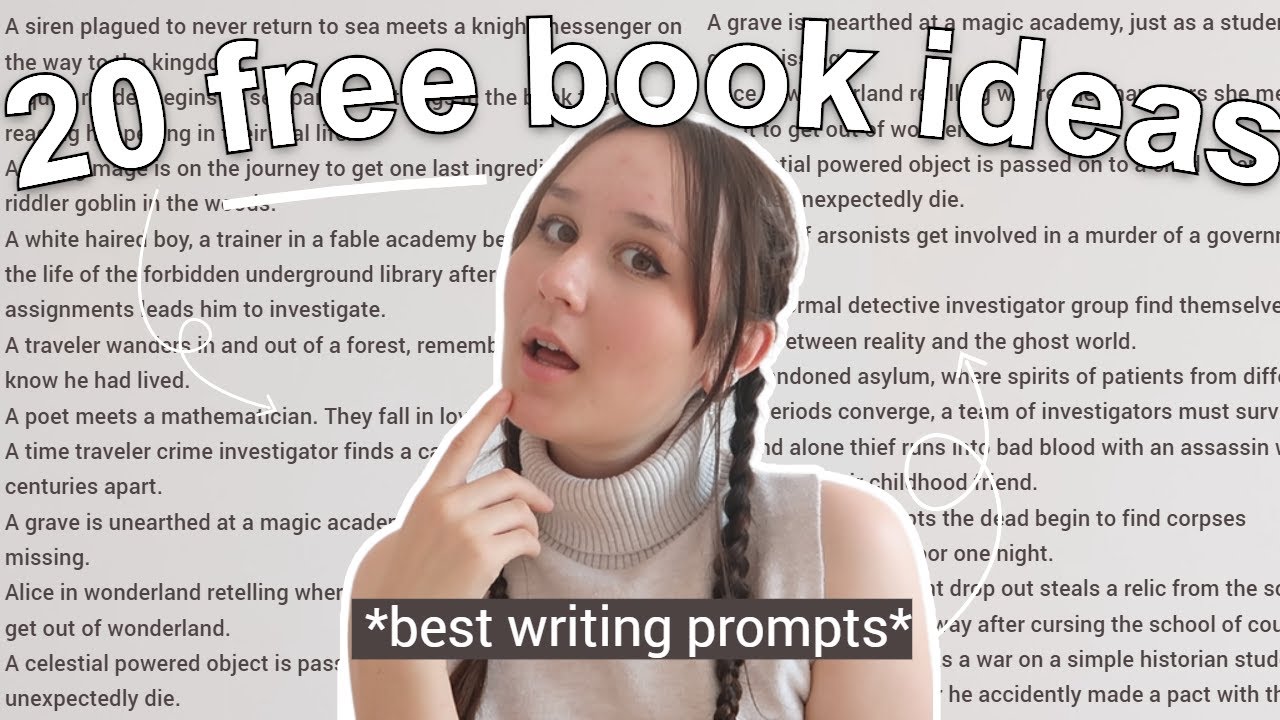20 *FREE* BOOK IDEAS .˚⋆🙋‍♀️ start your new book with these writing