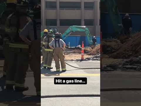 Hitting a Gas Line