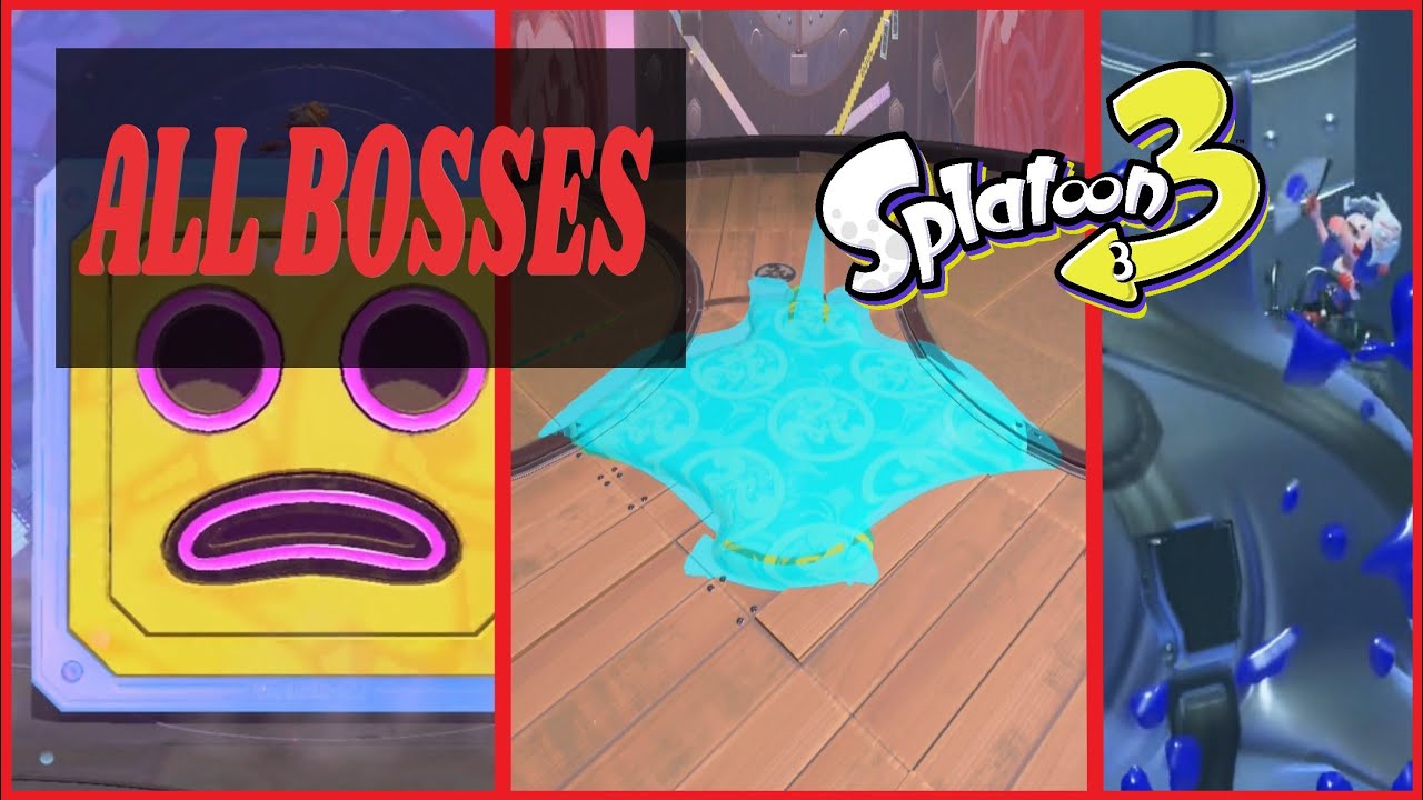 All Bosses Splatoon3