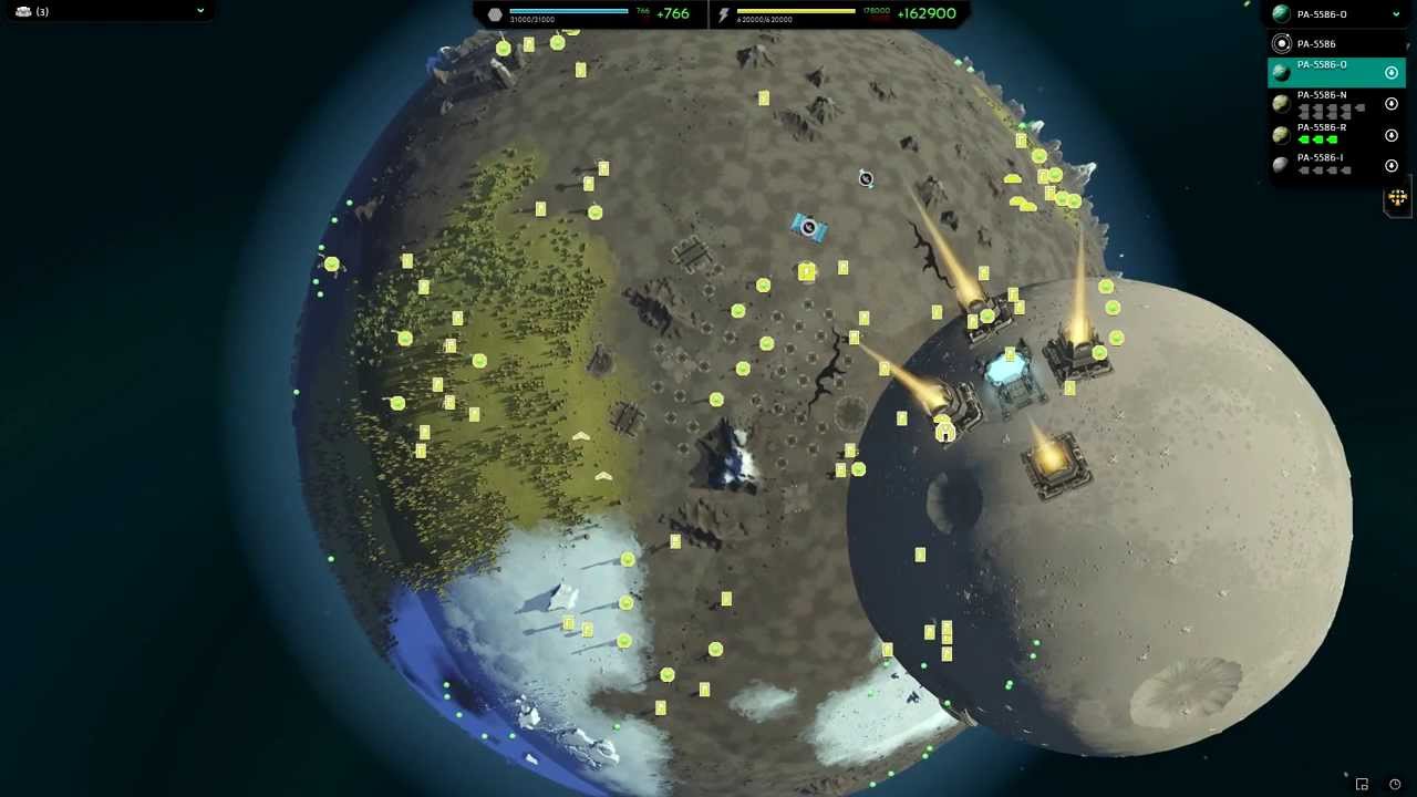 Planetary Annihilation - Moon Collision