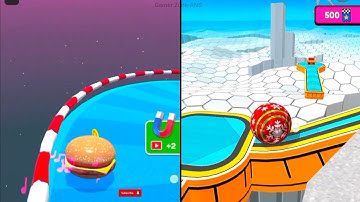 Sky Rolling Ball Vs Going Balls - Double Fun 18, Super SpeedRun, Android Gameplay, new updates