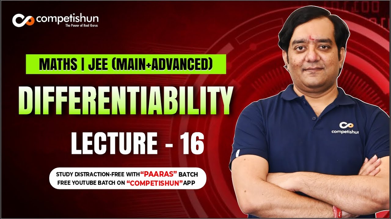 IIT JEE Differentiability part 16 - YouTube