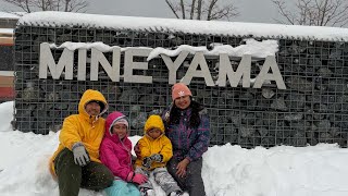 Snow adventure | Mineyama Kogen Resort | Japan #snowfall #snow #japan #filipinojapanesefamily 