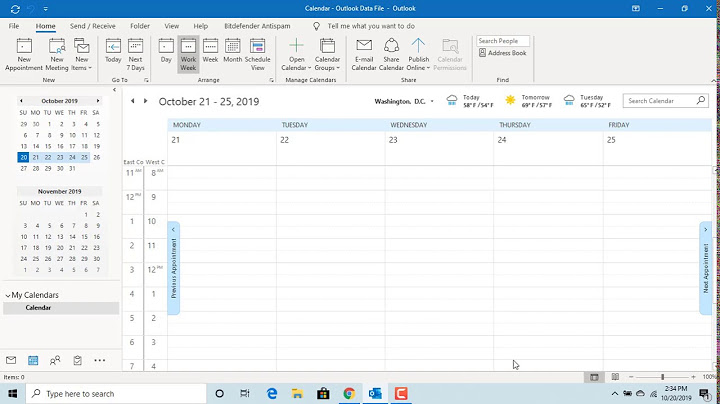 How to Add Time Zone to your Calendar in Outlook - Office 365