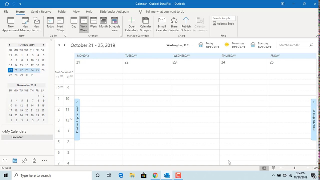 calendar - Outlook shows all day events in adjacent time zones on