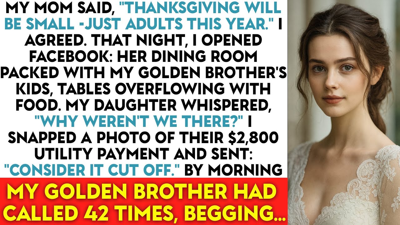 My Mom Said, “Thanksgiving Will Be Small — Just Adults This Year.” I Agreed. That Night, I Opened...