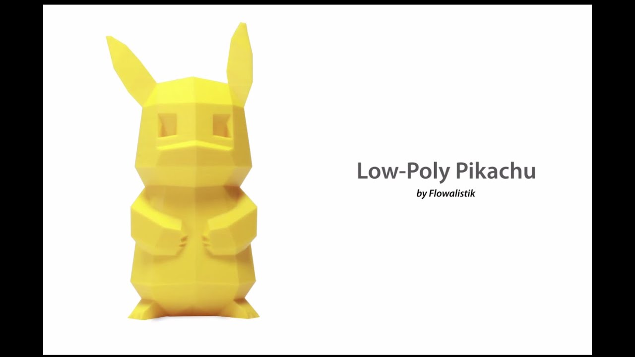 pikachu pokemon 3D Printed Pikachu by Flowalistik - Ultimaker: 3D Printing Timelapse