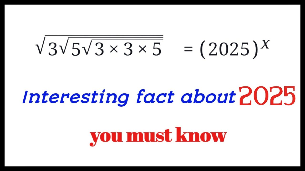 Interesting Fact About 2025 You Must Know? - YouTube