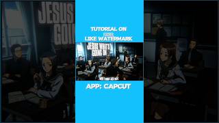Tutorial on this trending flicker watermark on Capcut🗿 #capcut #capcuttutorial
