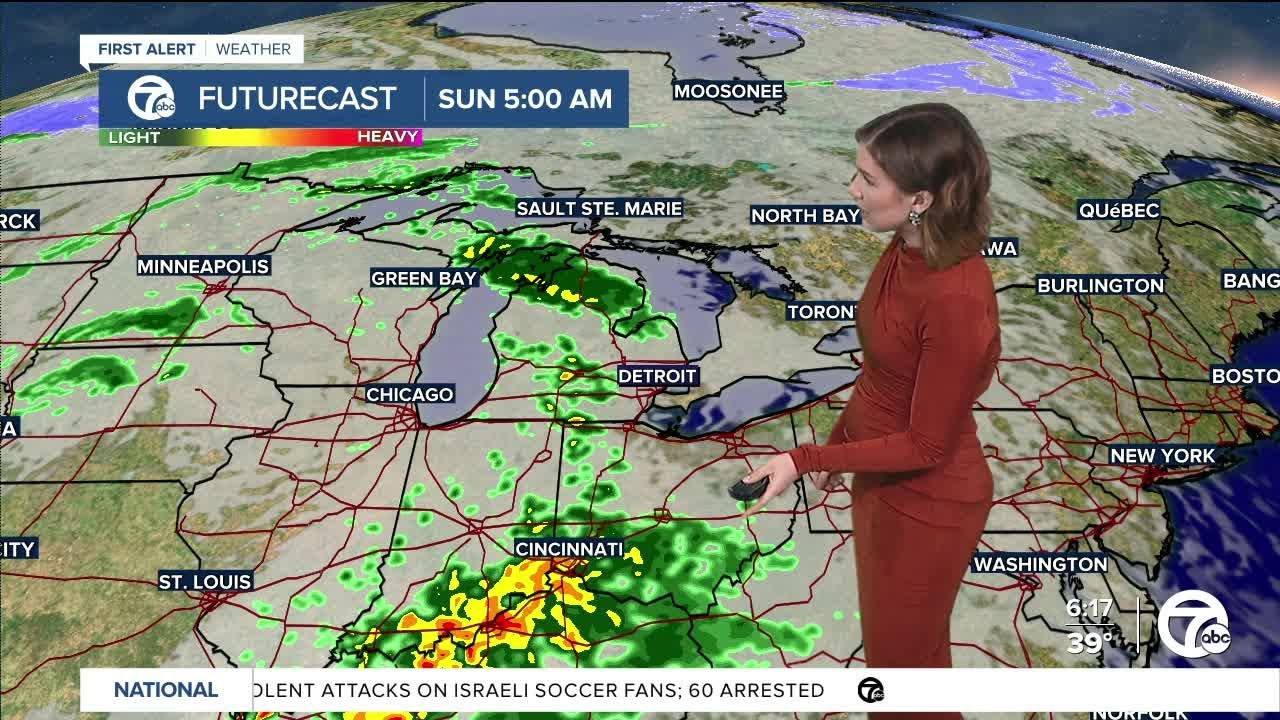 Dry Saturday, rain Sunday - YouTube