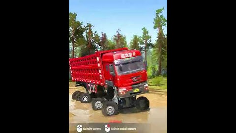 Mudrunner pc game with Speed Bumps #mudrunner #pcgame #shorts