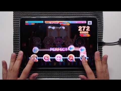 【デレステ】Lv24 キセキの証 master フルコンボ(AP) 手元