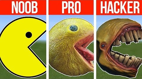 NOOB vs PRO vs HACKER Minecraft Pixel Art✨PACMAN