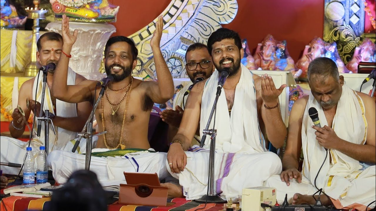 Nandagovindam Bhajans  Namasankeerthanam  Malliyoor Bhagavathamritha Sathram 2023  January 26