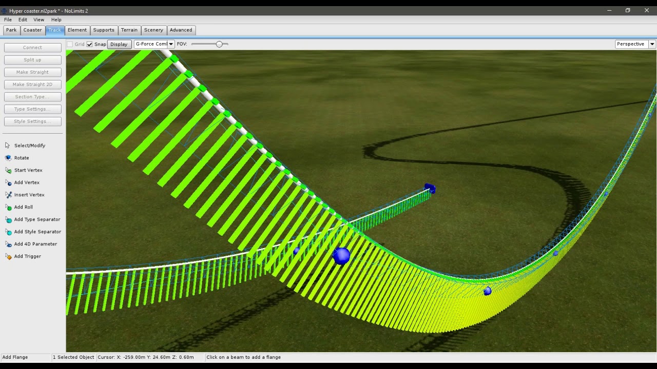 Intimin Hyper coaster timelapse 1
