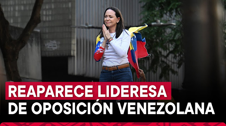 María Corina Machado sale de la clandestinidad para encabezar protesta contra Maduro en Venezuela