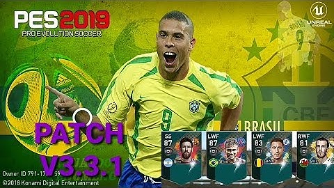 PATCH PES 2019 MOBILE NO ROOT V3.3.1 // RONALDO LIMA