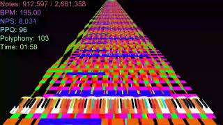 [Black MIDI]Kazen challenge v7 2milion notes by TheSuperMarioBros2