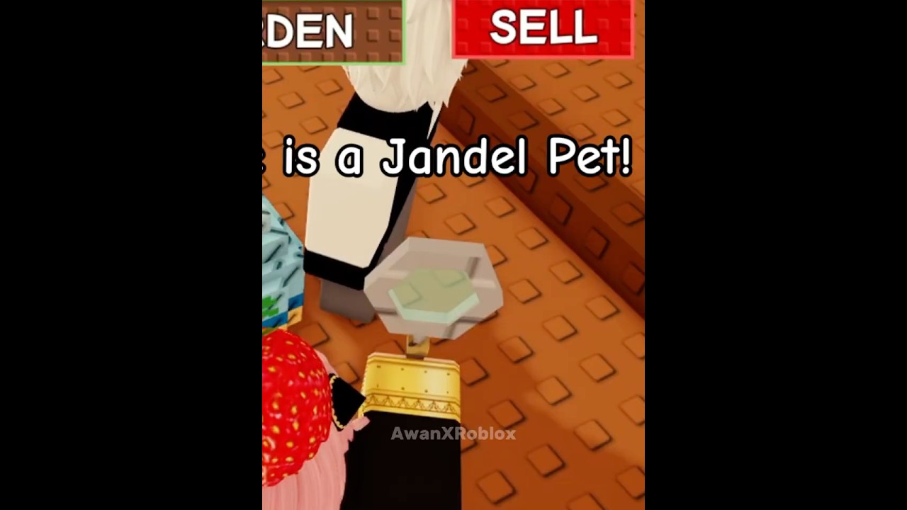 Jandel pet is real? #growagarden #roblox