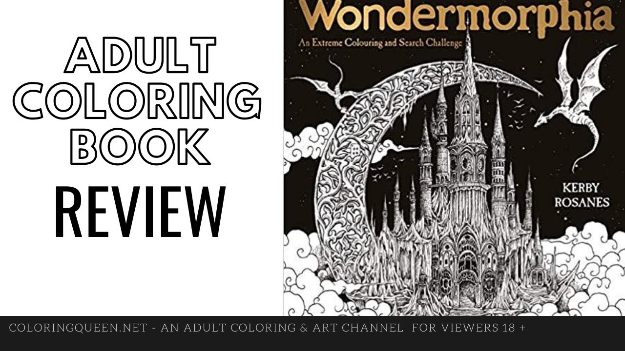 Download Wondermorphia An Extreme Colouring And Search Challenge Coloring Book Review Kerby Rosanes Youtube