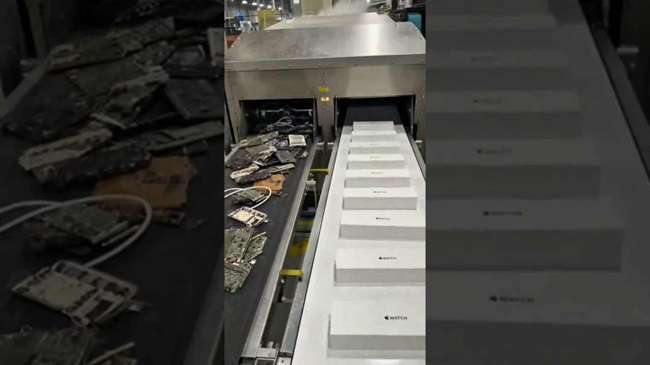 Electronic Trash → Apple Watch?!   Future Factory 🤯⌚