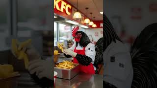 A Chicken Working At Kfc? Funniest Realistic Short Ever