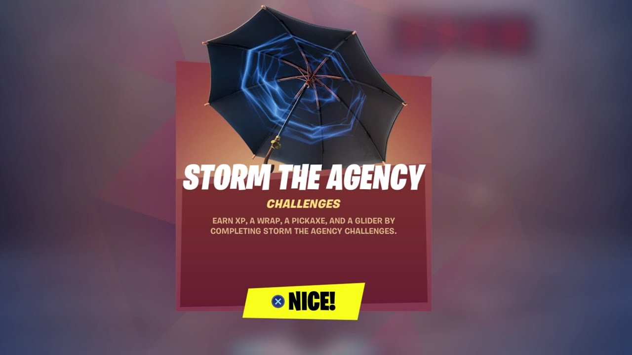 How To COMPLETE The STORM THE AGENCY Challenges (Free Items) - Fortnite Battle Royale