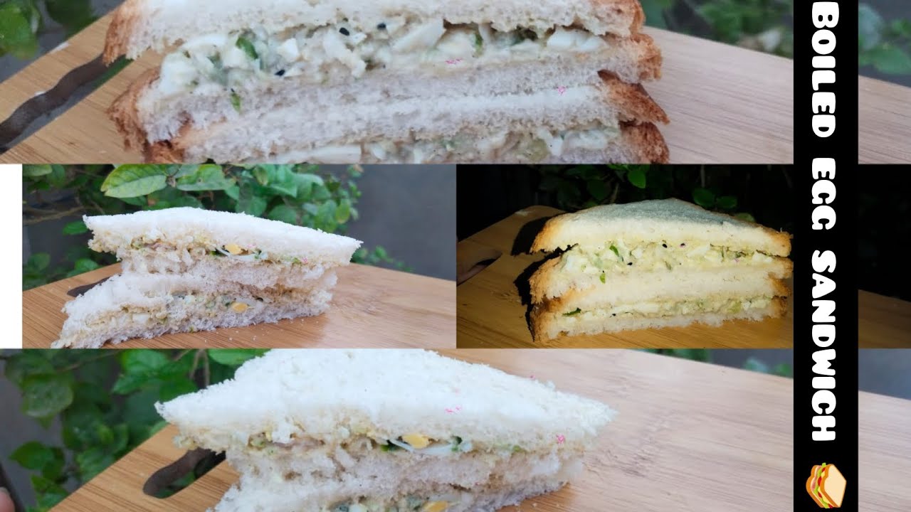 Boiled egg sandwich 