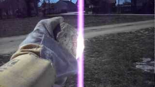 Solar Concentrator Melts Dirt
