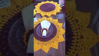 sousplat de girassol 🌻🌻 sousplat de girassol 🌻🌻