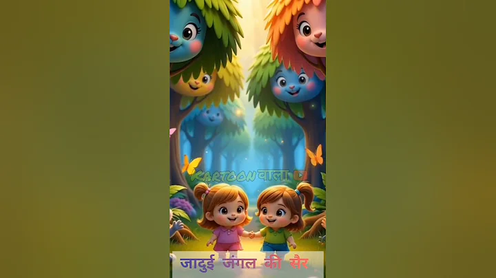जादुई जंगल की सैर / cartoon video for children 🧒  #cartoon #animalshorts #shorts