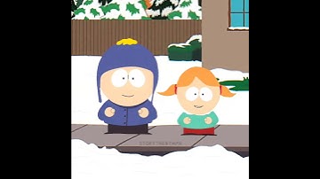 Craig and Tricia animation | banana shake✨️ | #southpark #animation #tweening #siblings #shorts