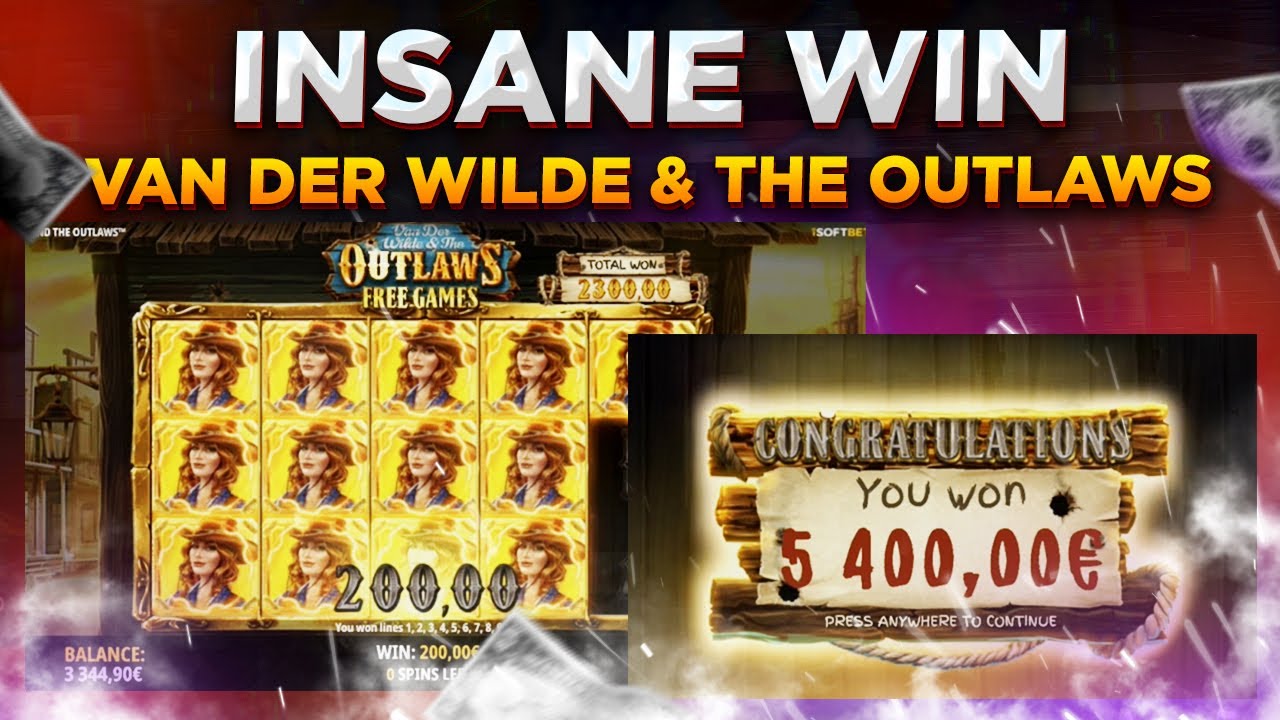 Van der Wilde and The Outlaws slot by iSoftBet - CHECK THIS INSANE €5’400 WIN