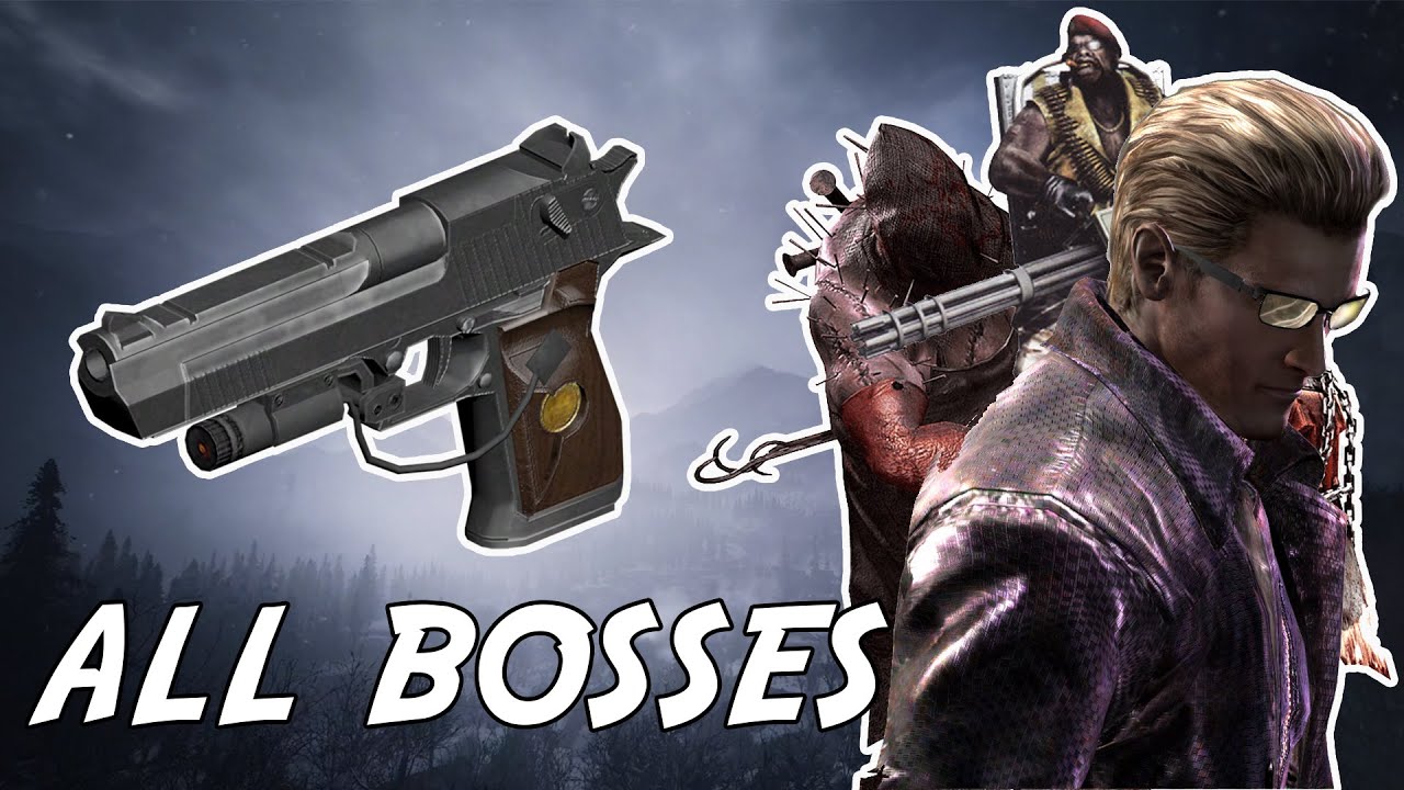 Kill ALL BOSSES With Infinite Lightning Hawk - Resident Evil 5
