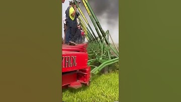 Smart Innovation Plowing Rice Fields  Modern Machines Produces Ready-to-Plant Soil #shorts